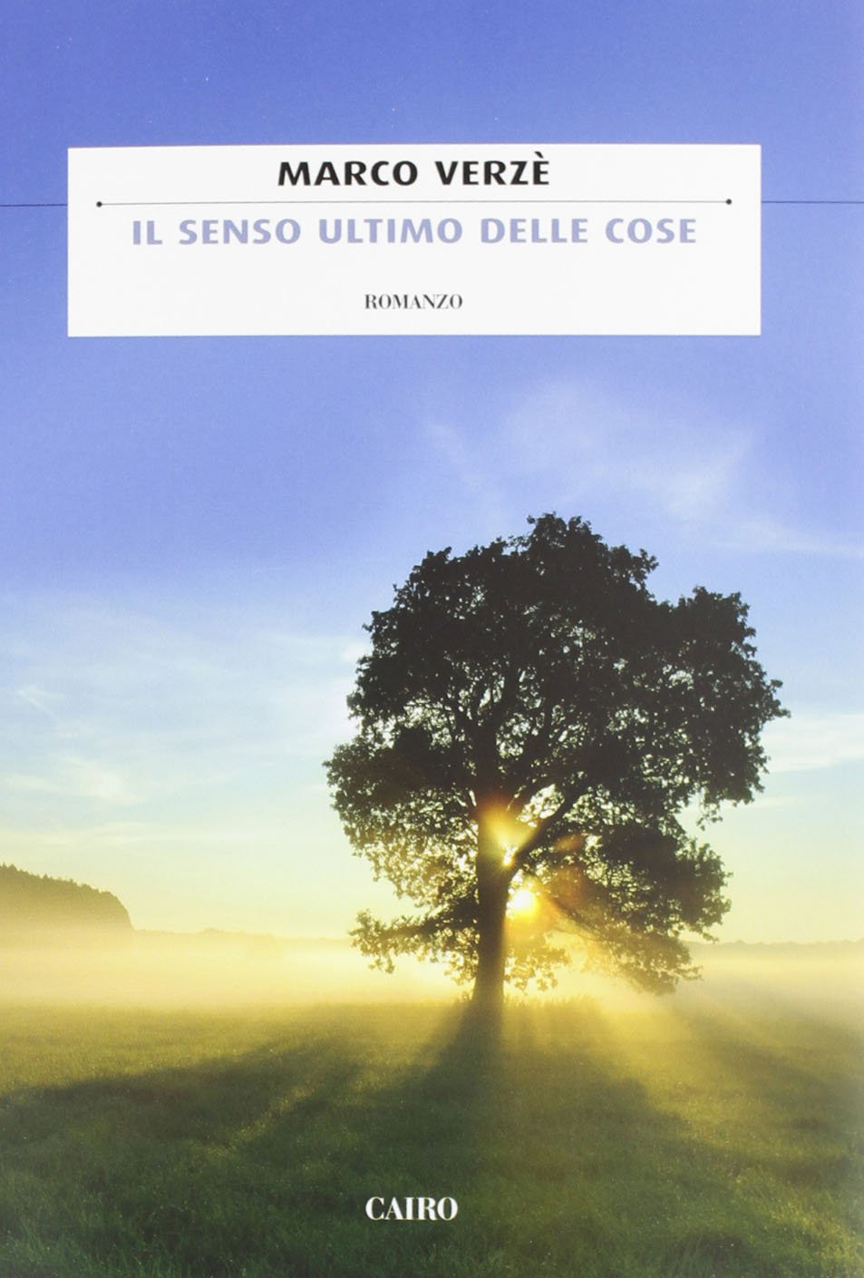 Verzè M. (2012). Il senso ultimo delle cose. Cairo Publishing 